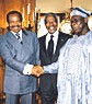 Paul Biya, Kofi Annan, Olesegun Obasanjo