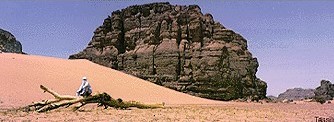 Tassili Mountains in Algerian Sahara