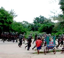 Fuerzas policiales en Mahajanga