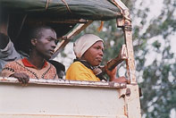 Rwandan refugees leaving Tanzania. Photo: USCR.